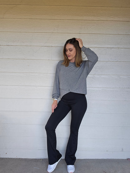 Black Flared Leggings